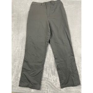 David Taylor Collection Men's Gray Chinos Flat Front Dress Pants Size 38x32